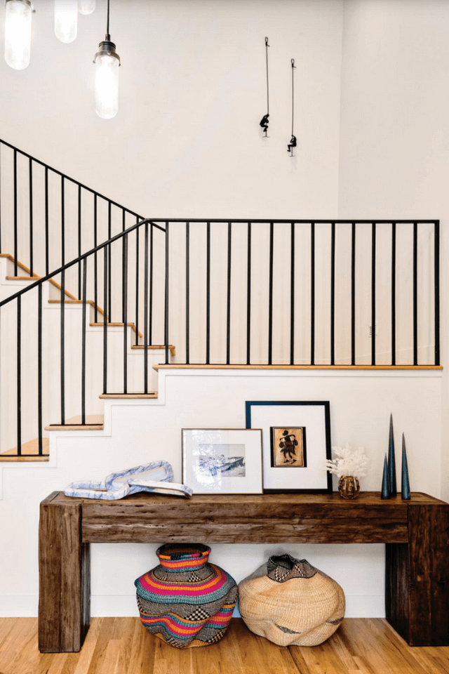 modern entryway